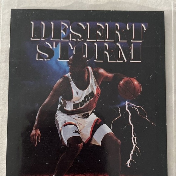 1994 Skybox Charles Barkley “Desert Storm” Card #332! RARE! - Picture 4 of 5